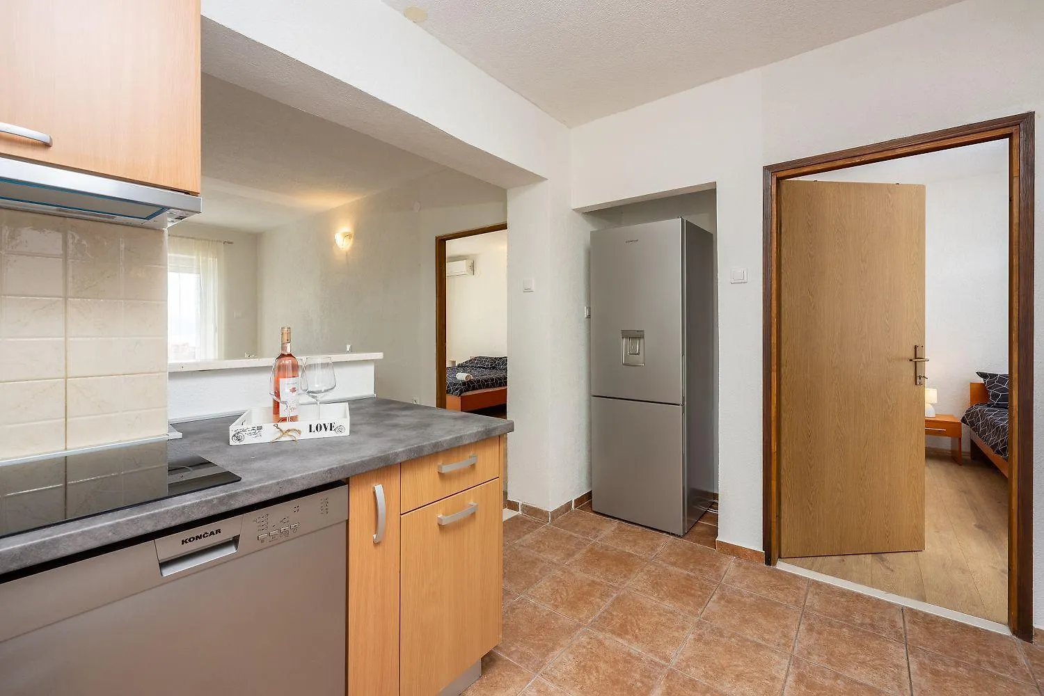 Modernes Apartment Nur 300 Meter Zum Strand Mit Meerblick, Pool, Grill - Hundefreundlich Novi Vinodolski Croatia